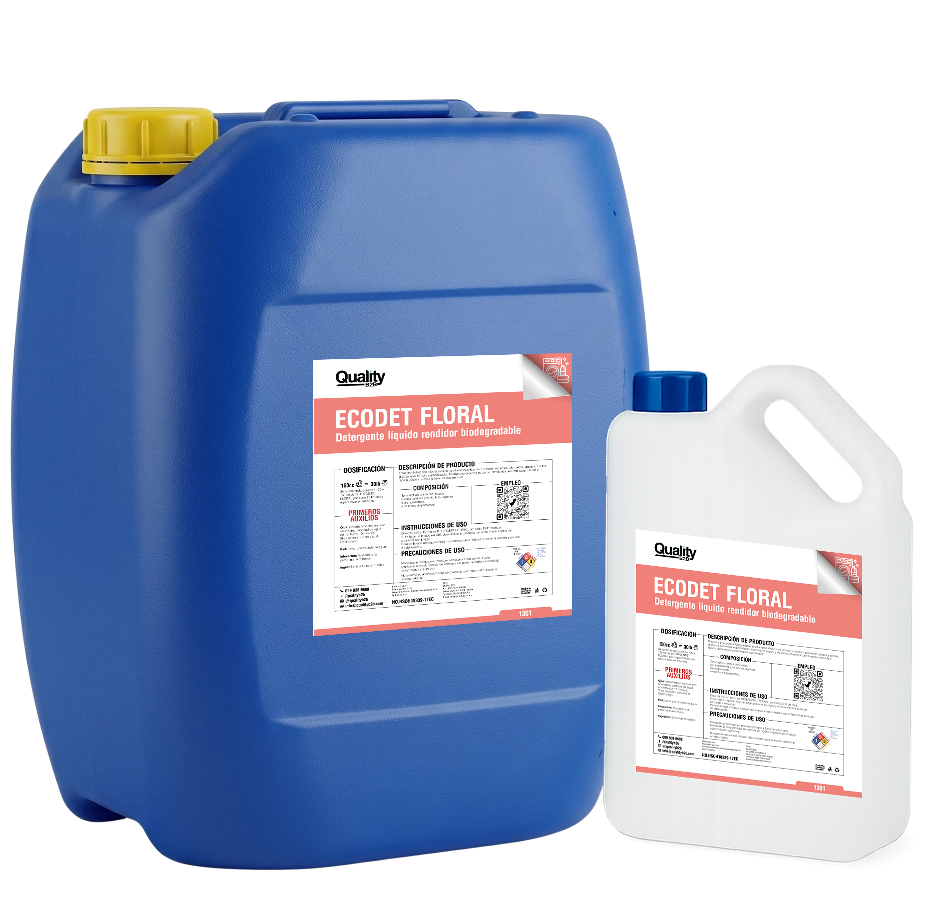 Ecodet Floral Detergente